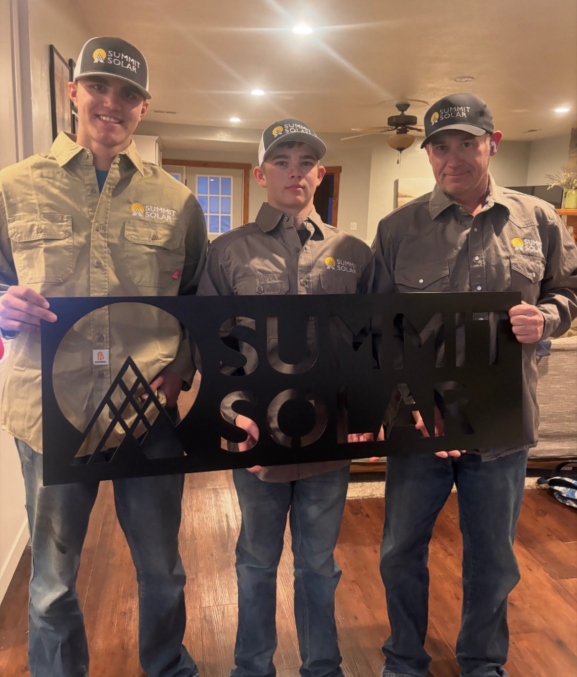 Summit Solar team on-site